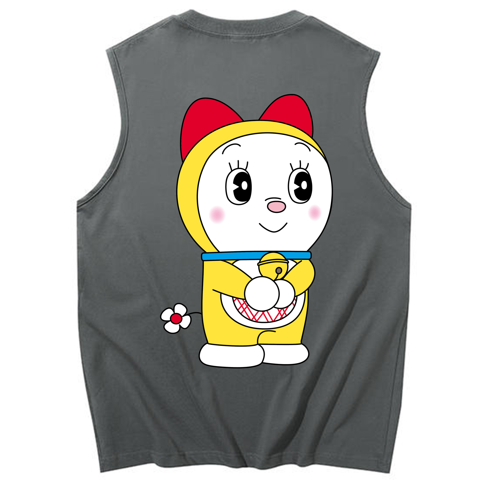 （画像用） ドラえもん ドラミ Doraemon Dorami コットン100％タンクトップ（背面プリント）